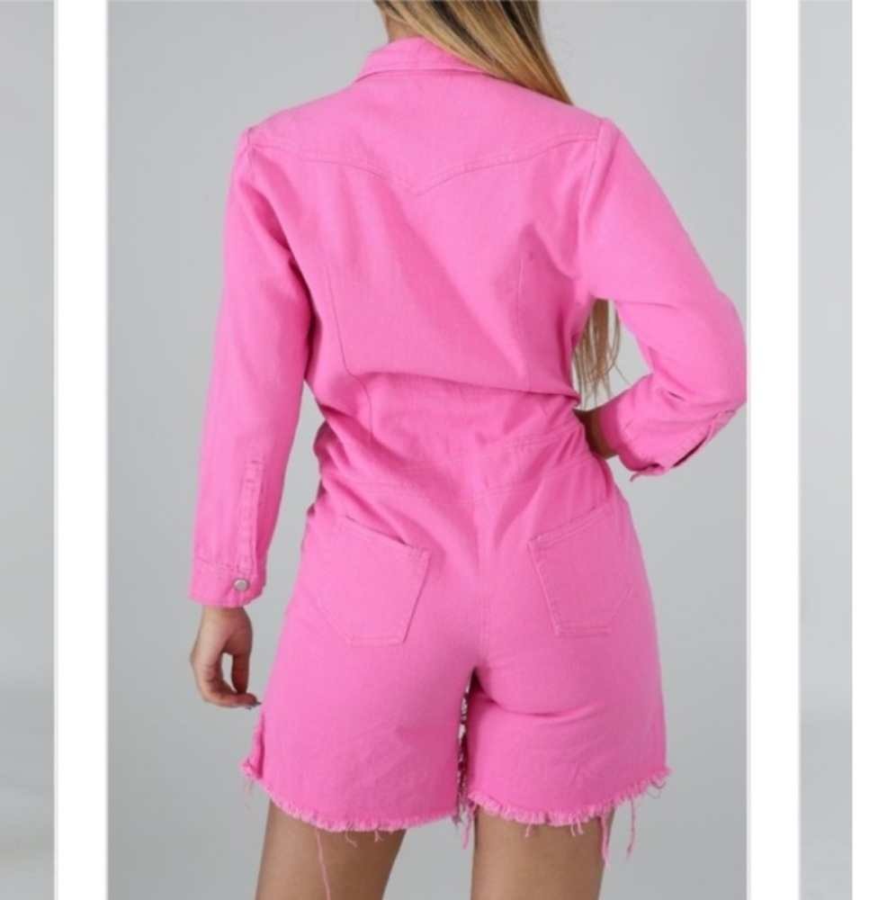 Yetta Rue Distressed Romper - Picture 2 of 3